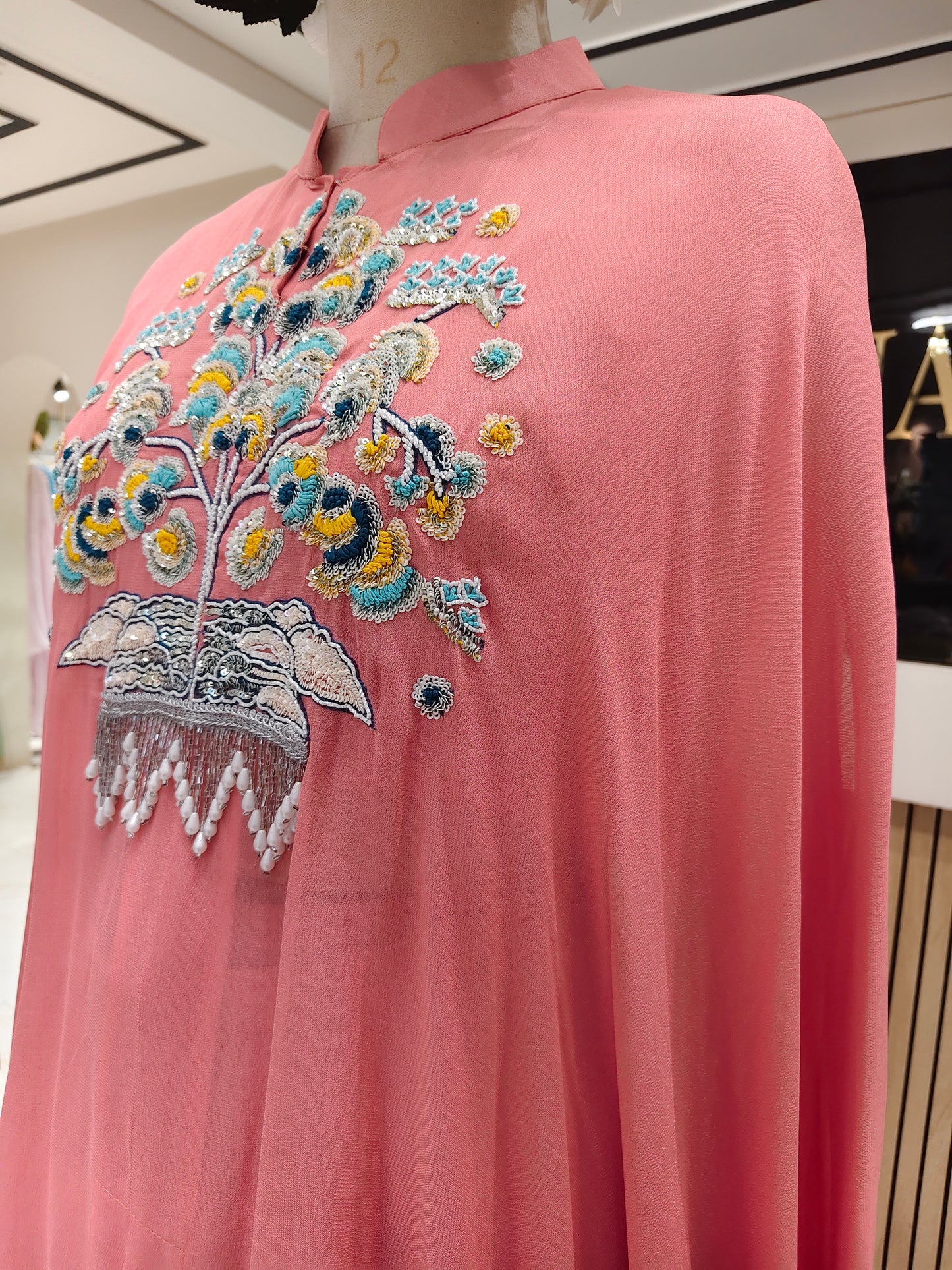 Baby Pink Kaftaan Set