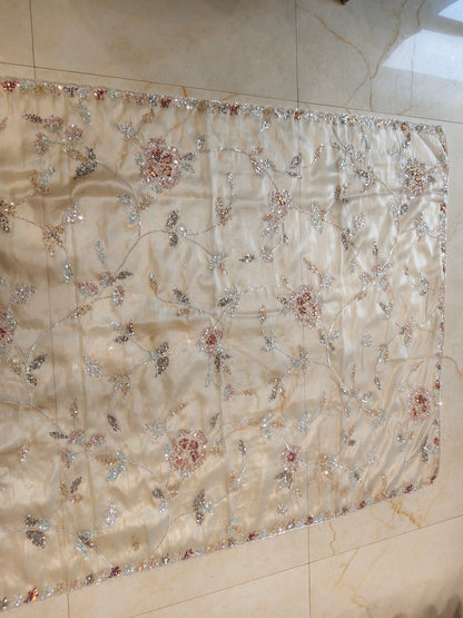 Off White Tissue Saree