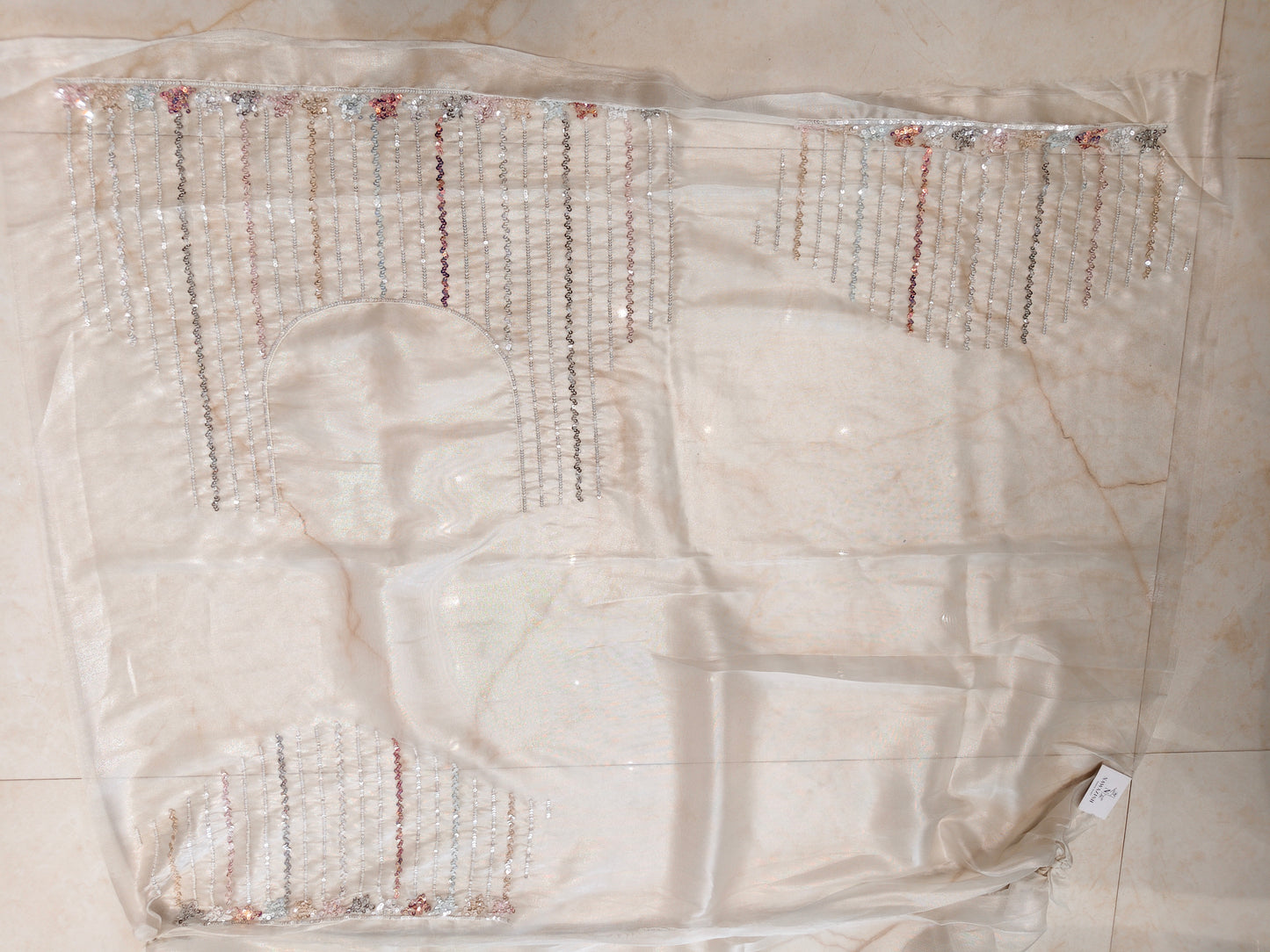 Off White Tissue Saree
