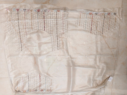 Off White Tissue Saree
