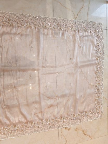 Lavender Tissue Saree