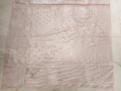 Lavender Tissue Saree