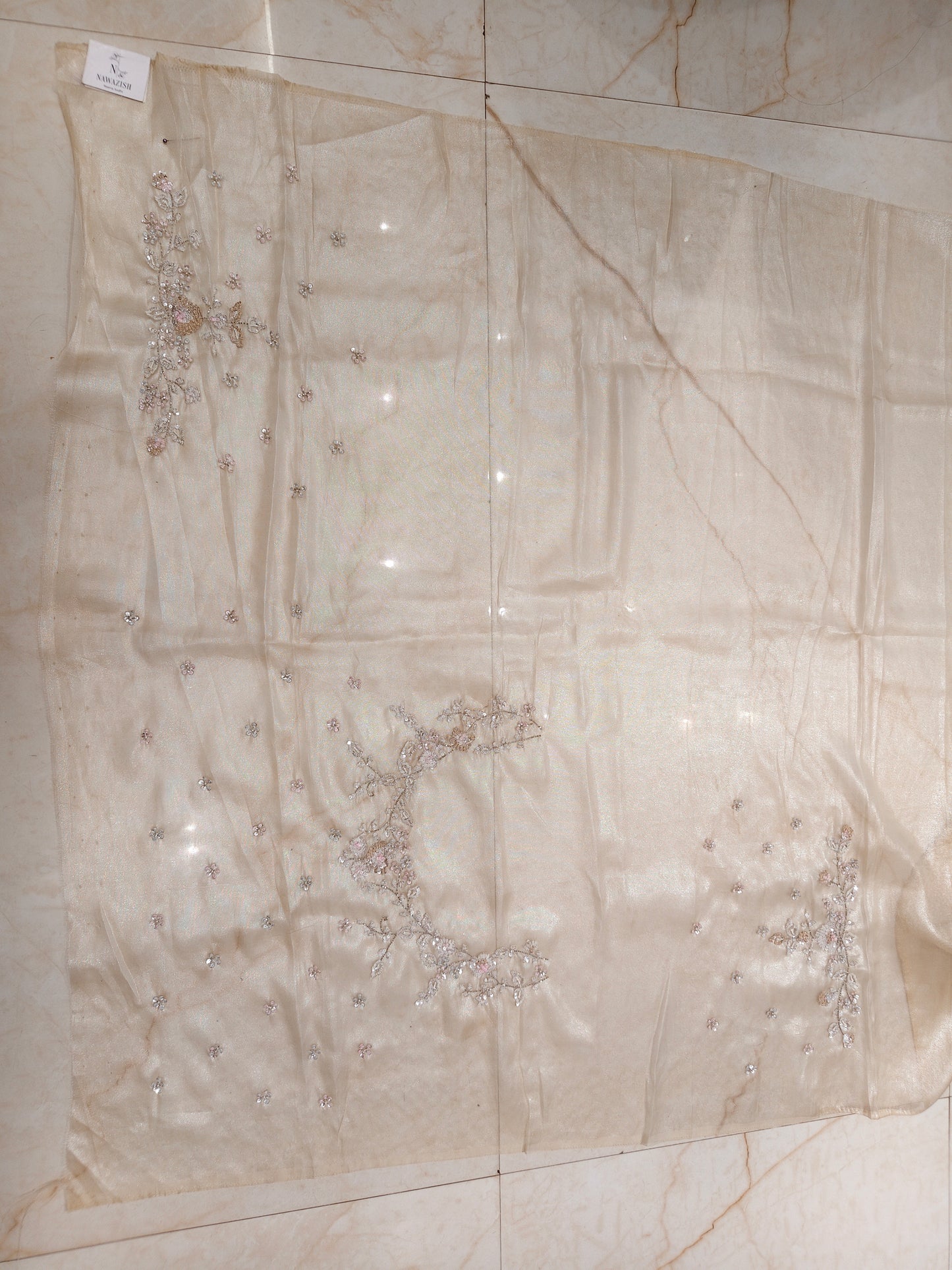 Golden Tissue Saree
