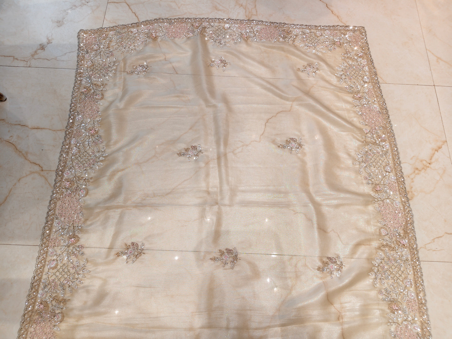 Golden Tissue Saree