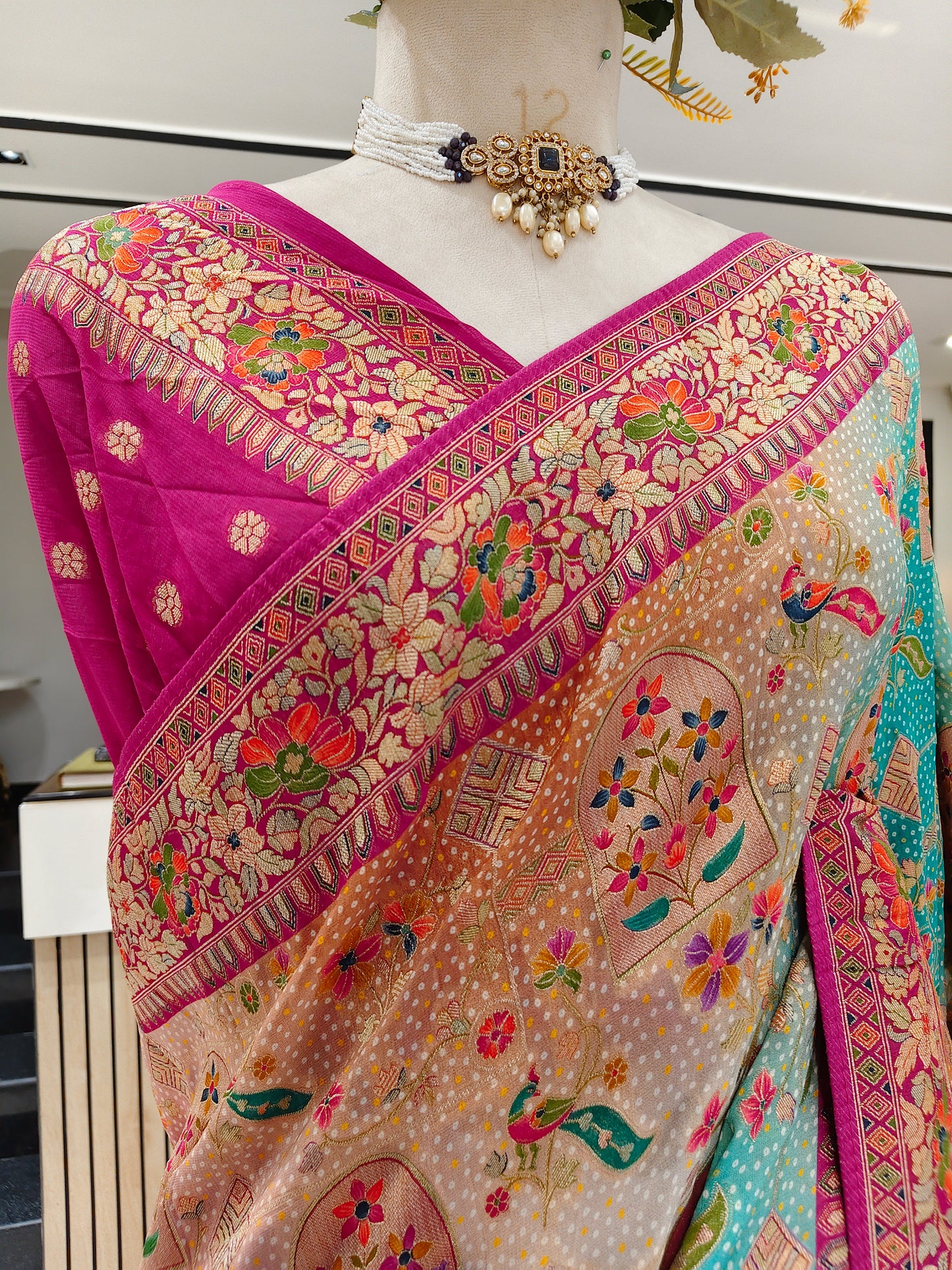 Multi Georgette Saree