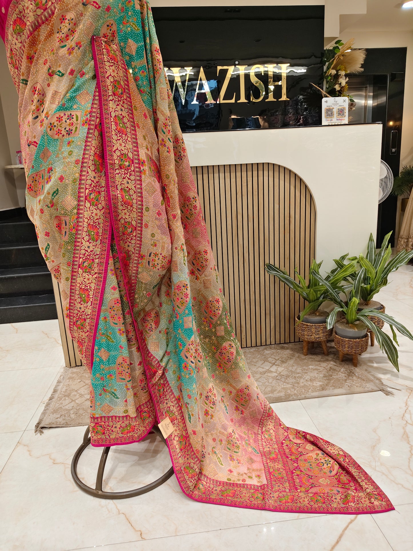 Multi Georgette Saree
