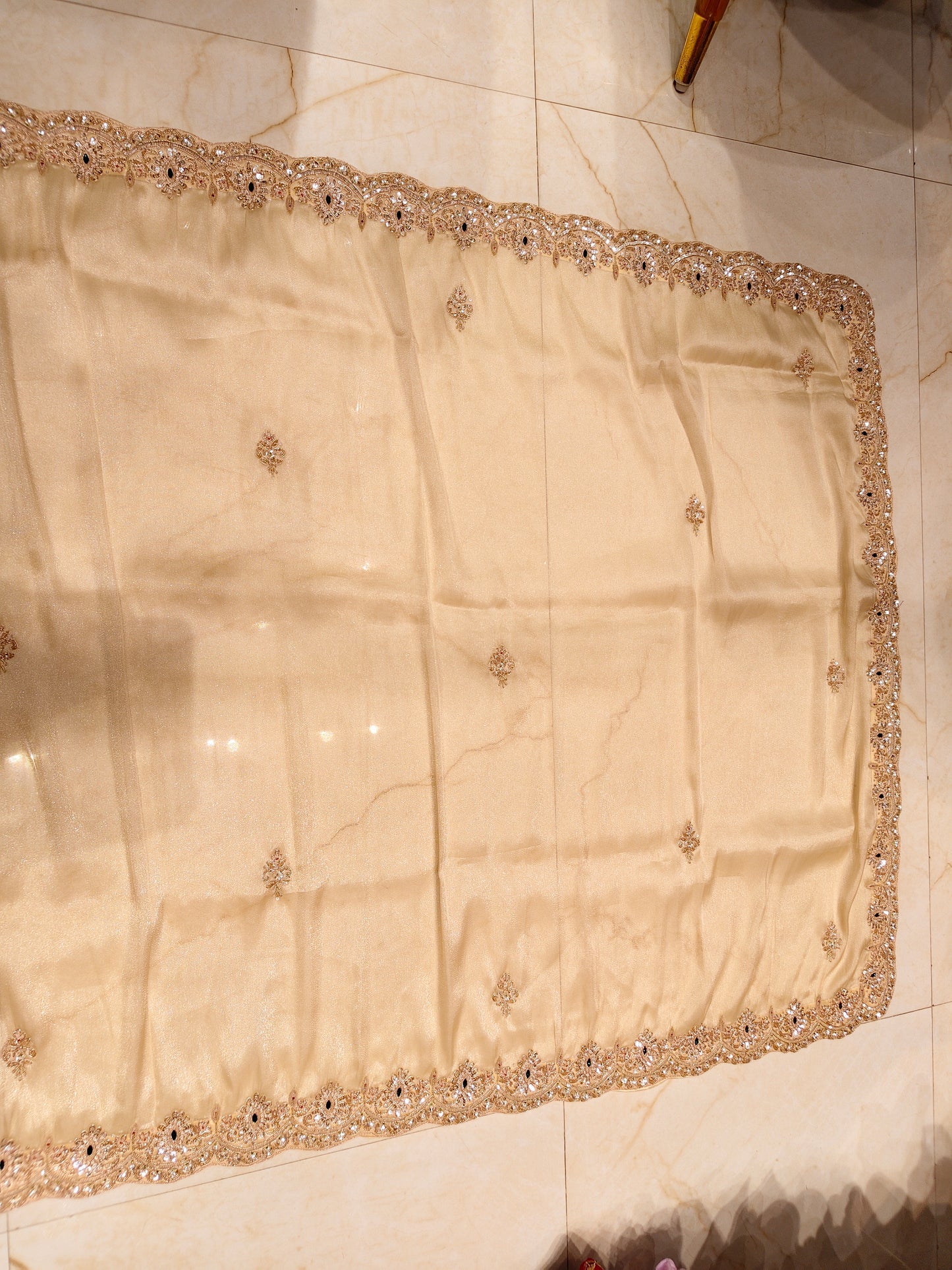 Golden Tissue Saree
