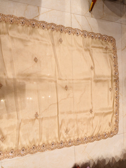 Golden Tissue Saree