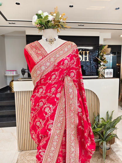 Red Silk Saree