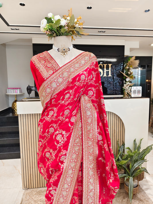 Red Silk Saree
