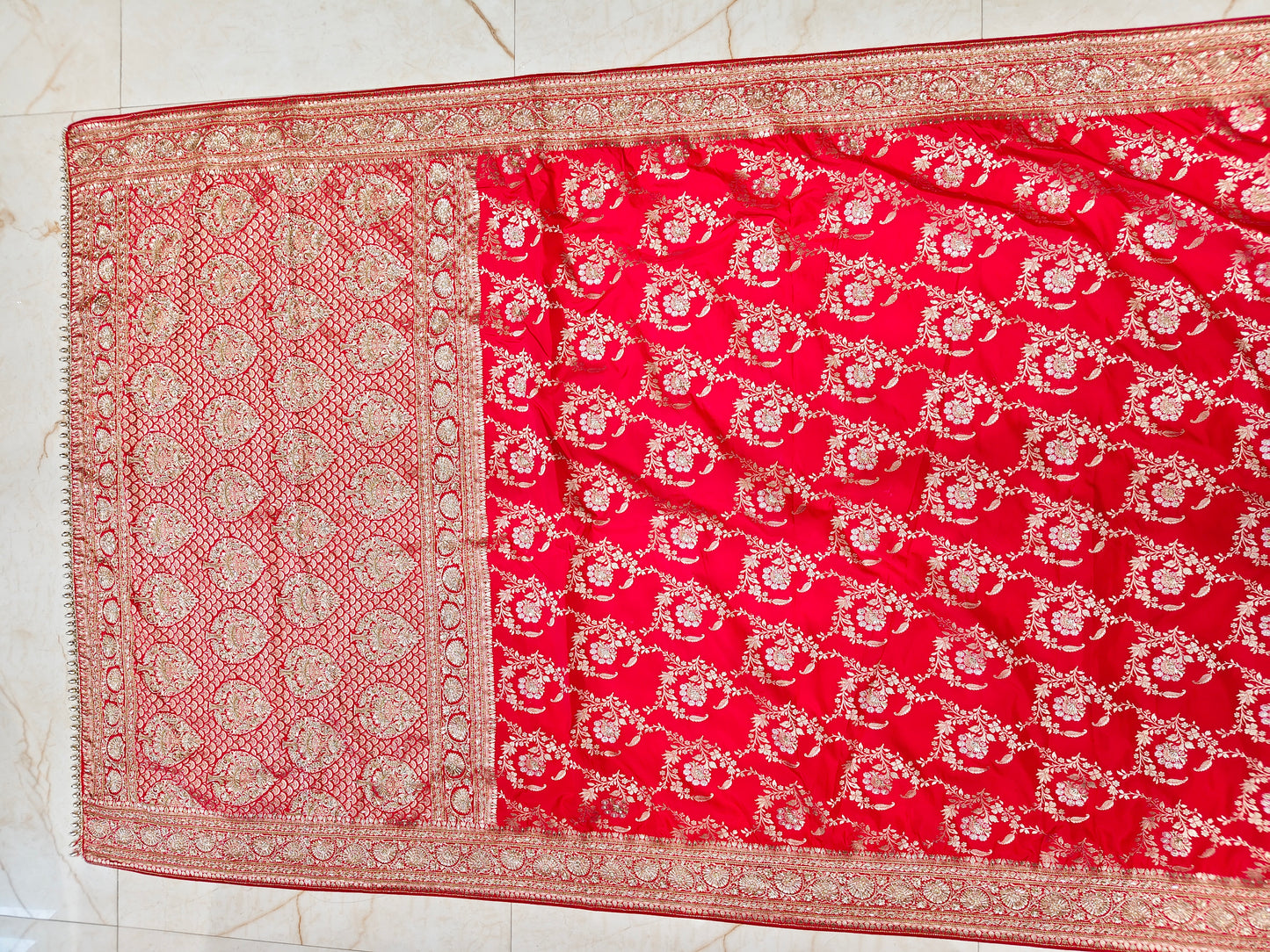 Red Silk Saree