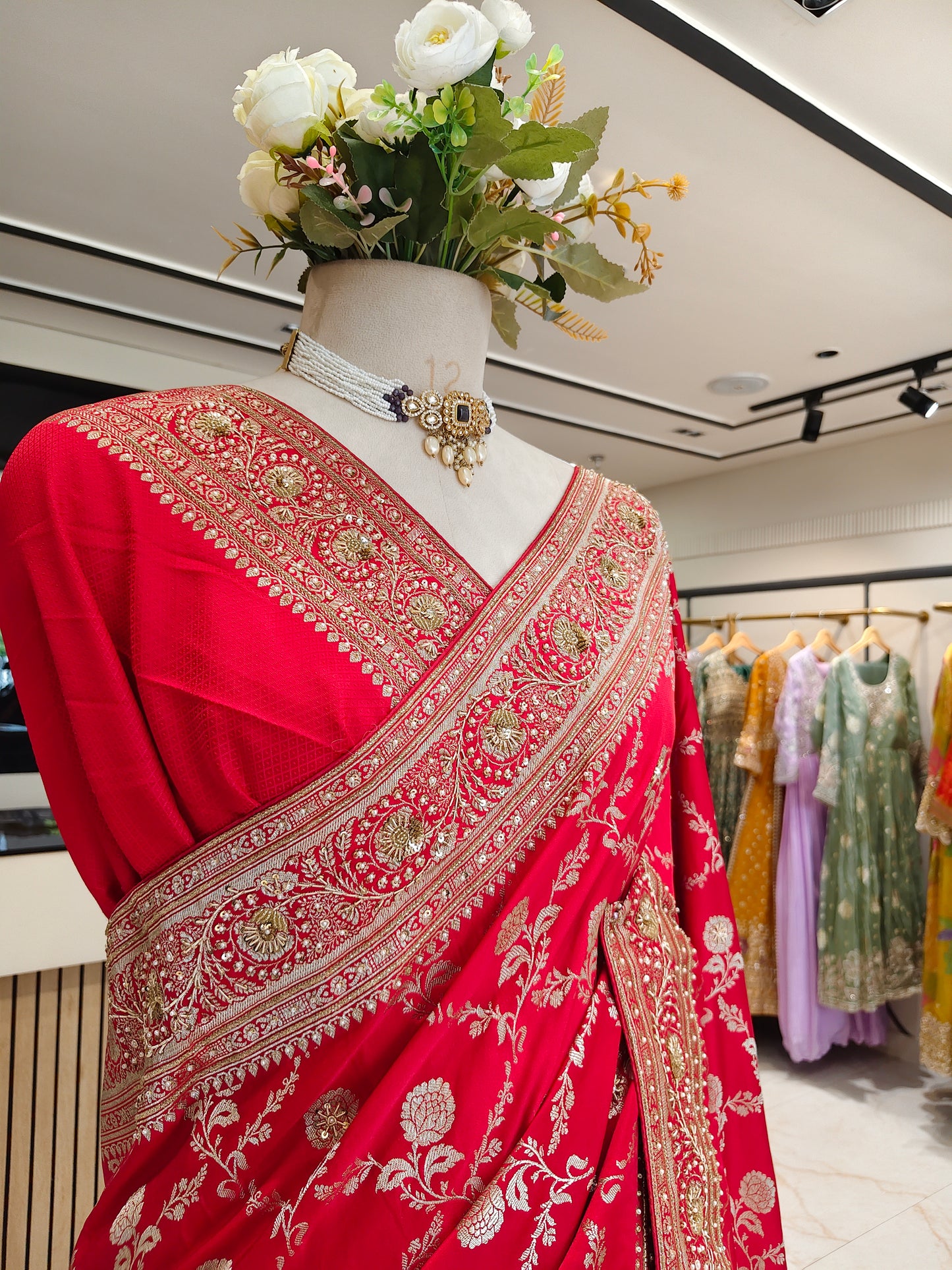 Red Silk Saree