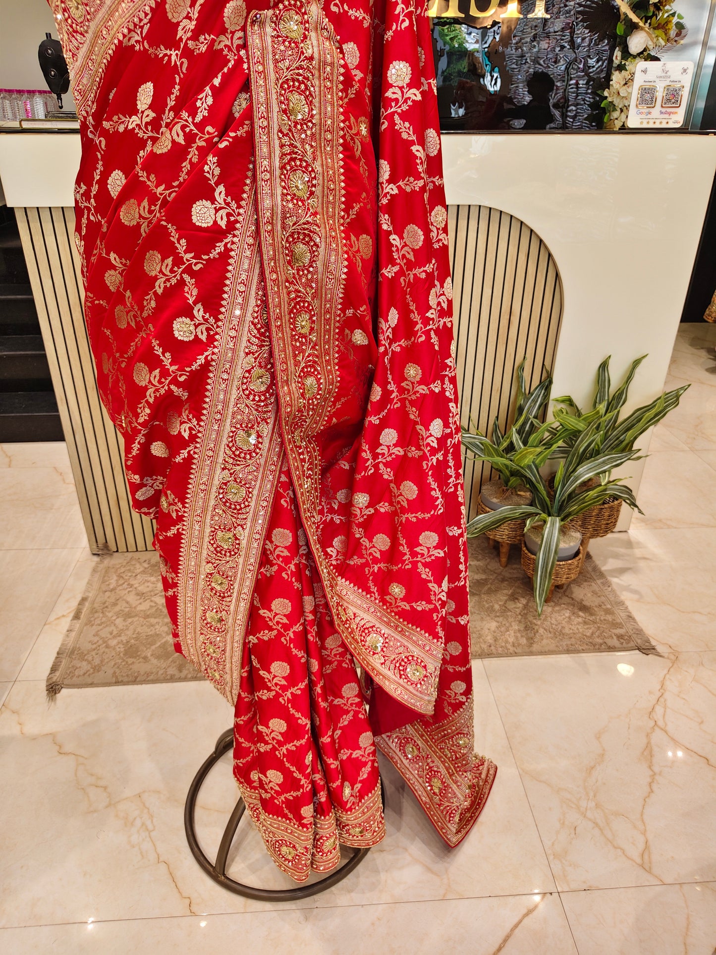 Red Silk Saree