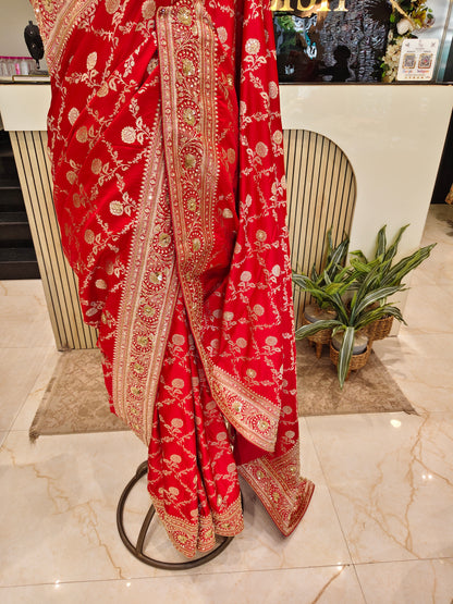 Red Silk Saree
