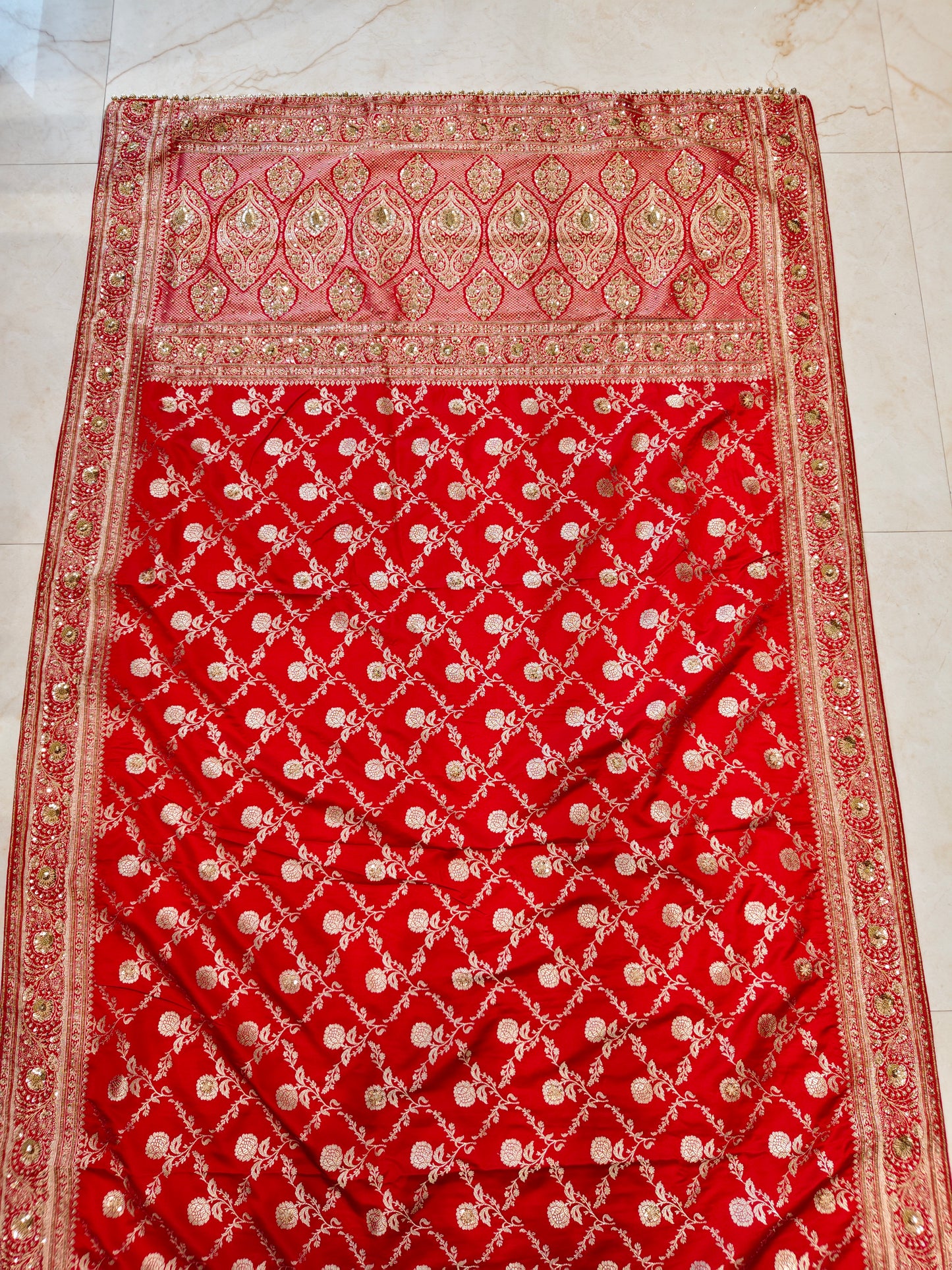 Red Silk Saree