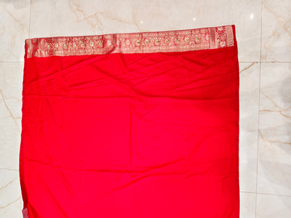 Red Silk Saree