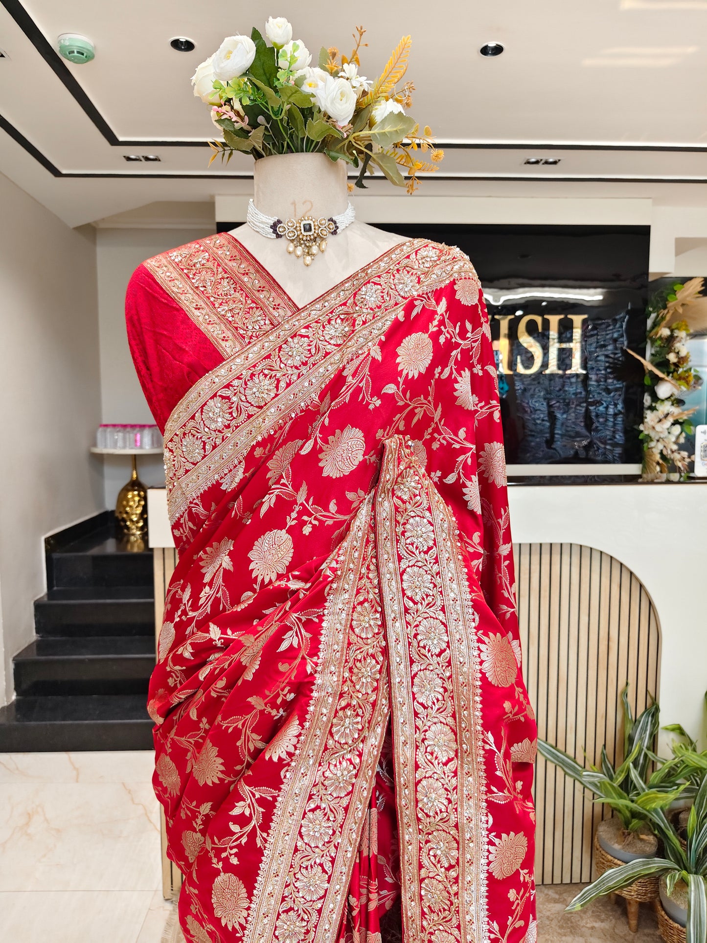 Red Silk Saree