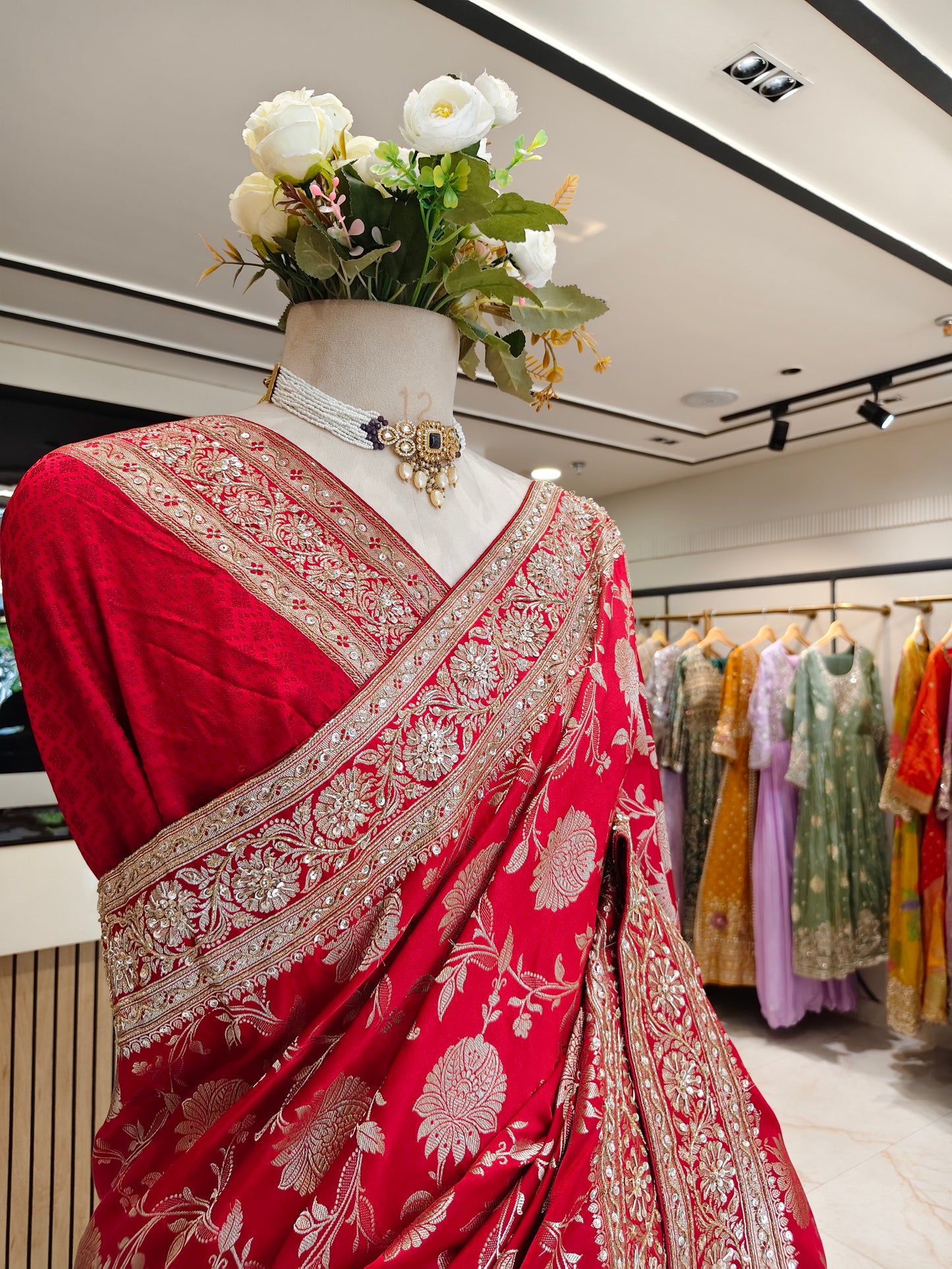 Red Silk Saree