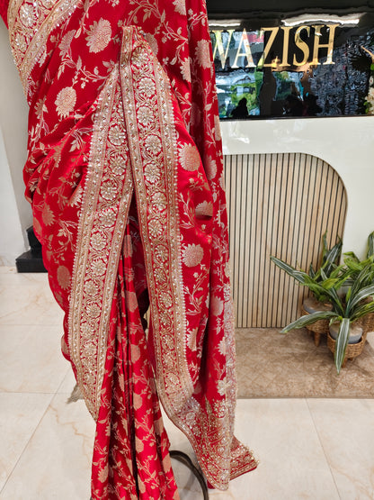 Red Silk Saree