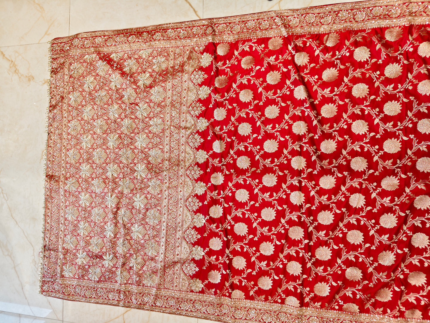 Red Silk Saree