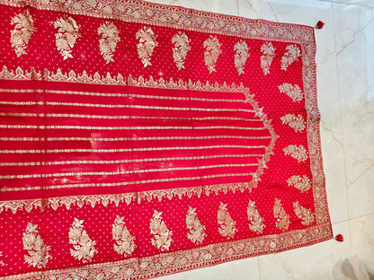 Red Georgette Saree