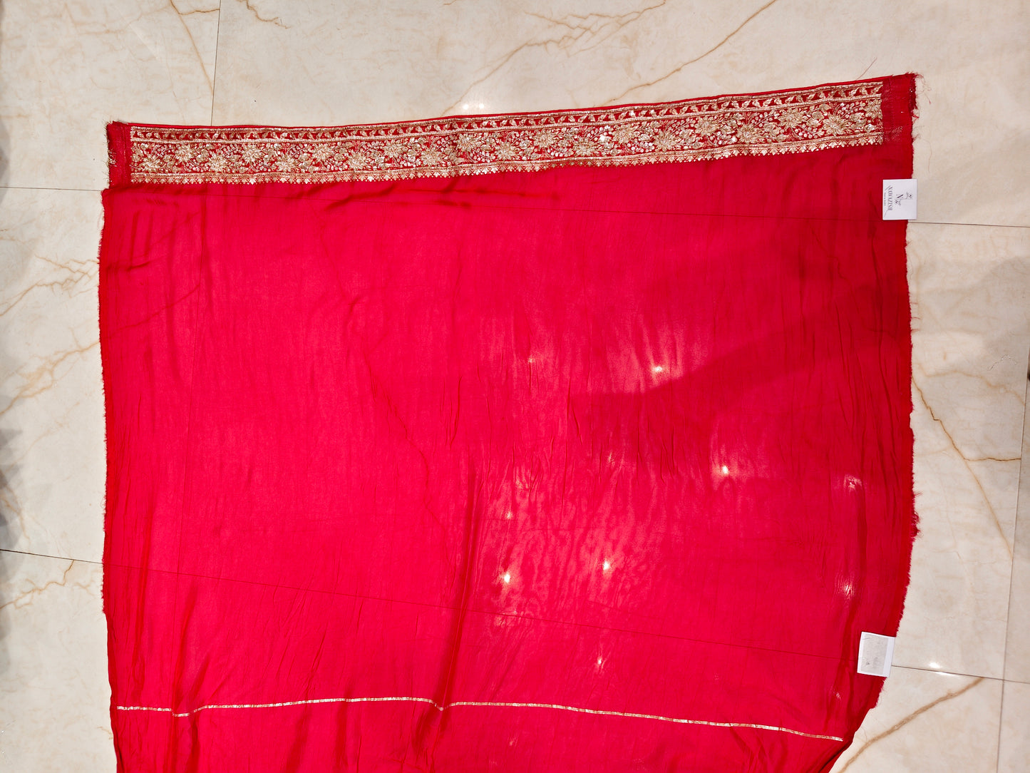 Red Georgette Saree