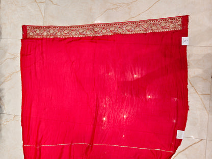 Red Georgette Saree