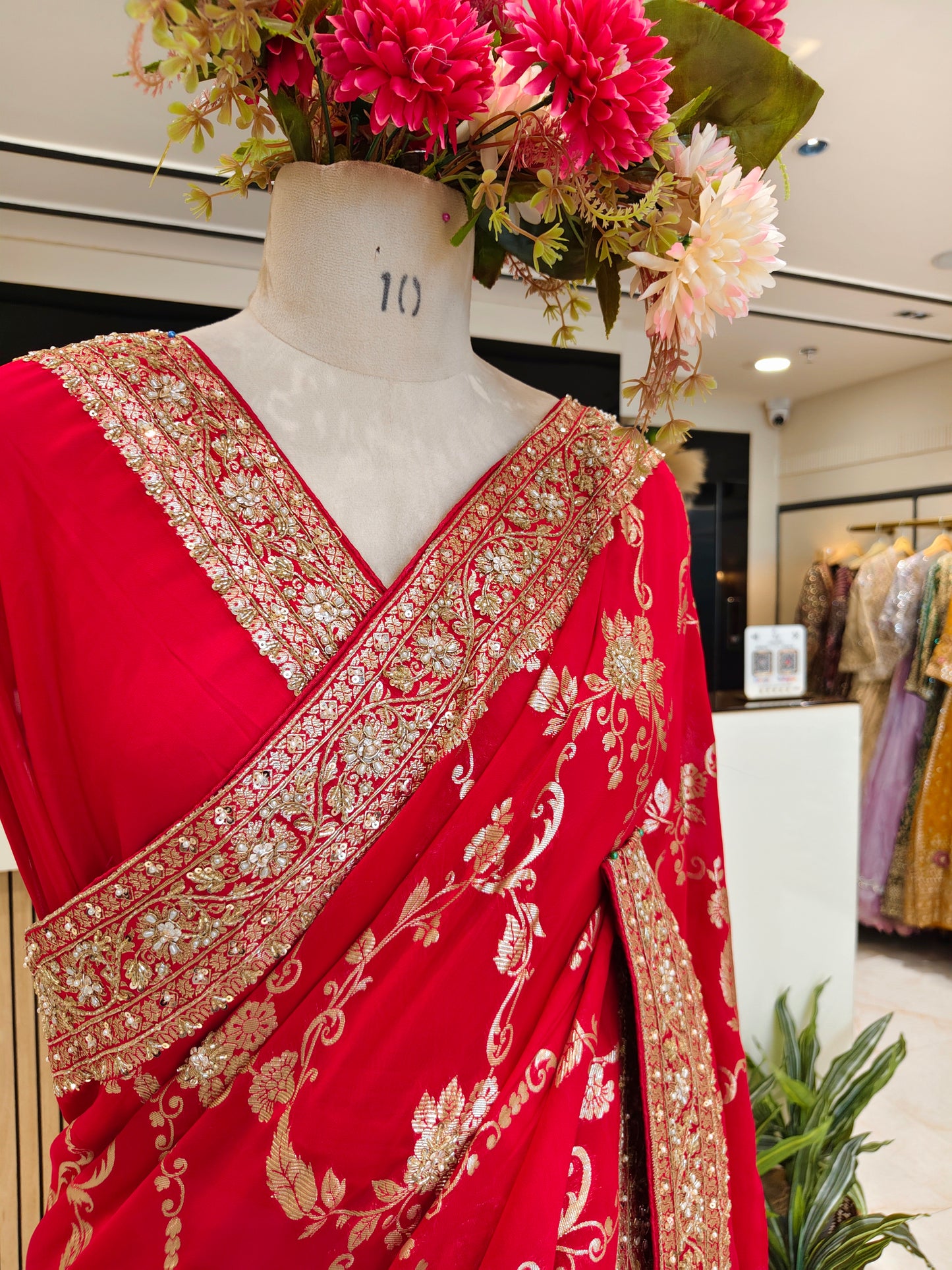 Red Silk Saree
