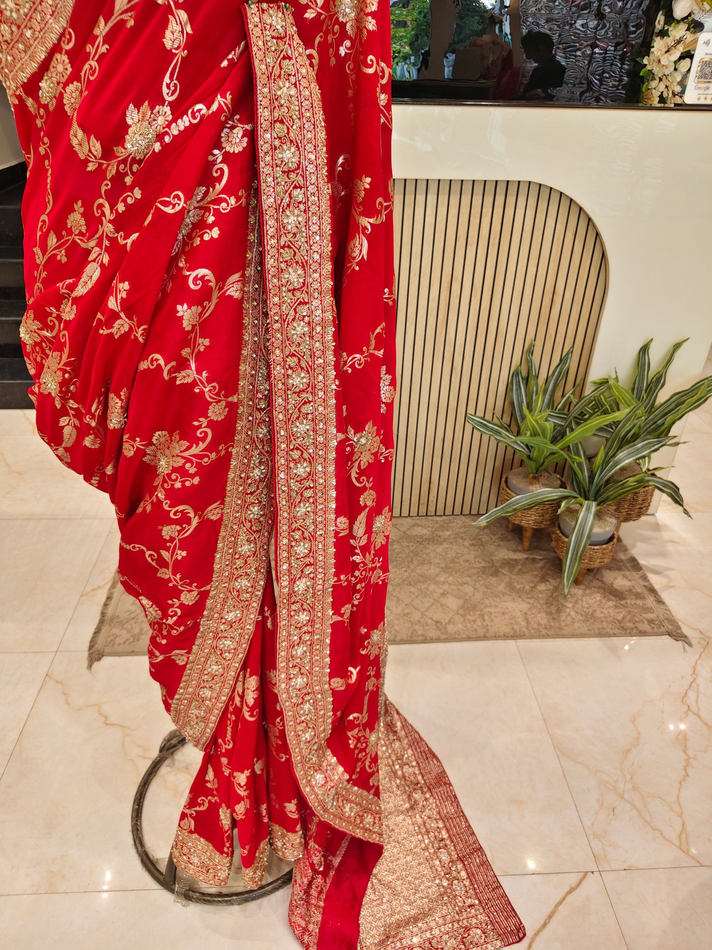 Red Silk Saree