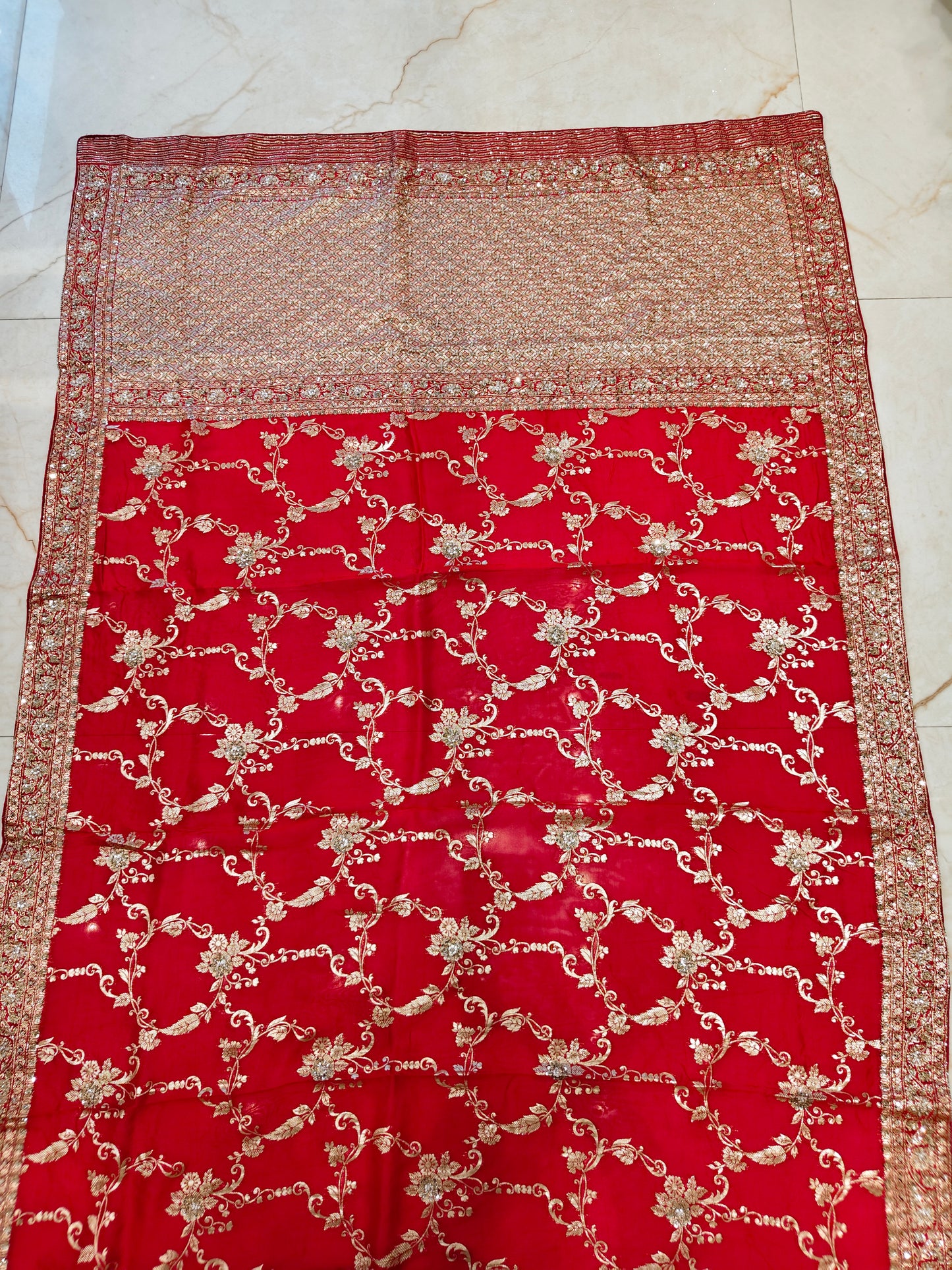 Red Silk Saree