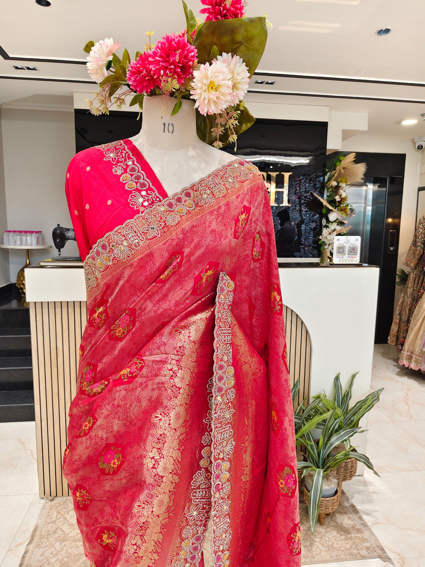Red Crepe Saree
Mirror Work Saree
Zari Work Saree
Designer Party Wear Saree
Wedding Wear Saree