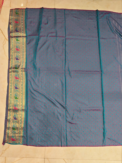 Rama Green Georgette Saree