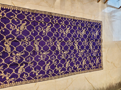 Purple Organza Saree
