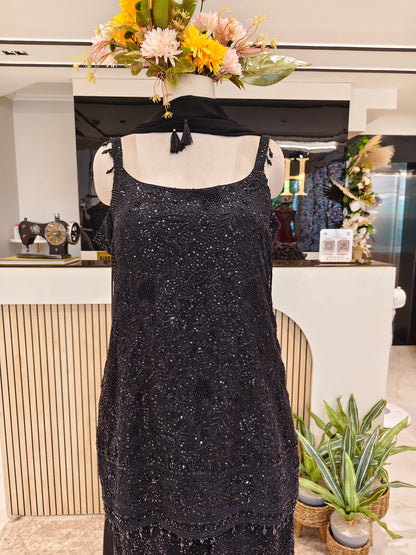 Black Palazzo Set