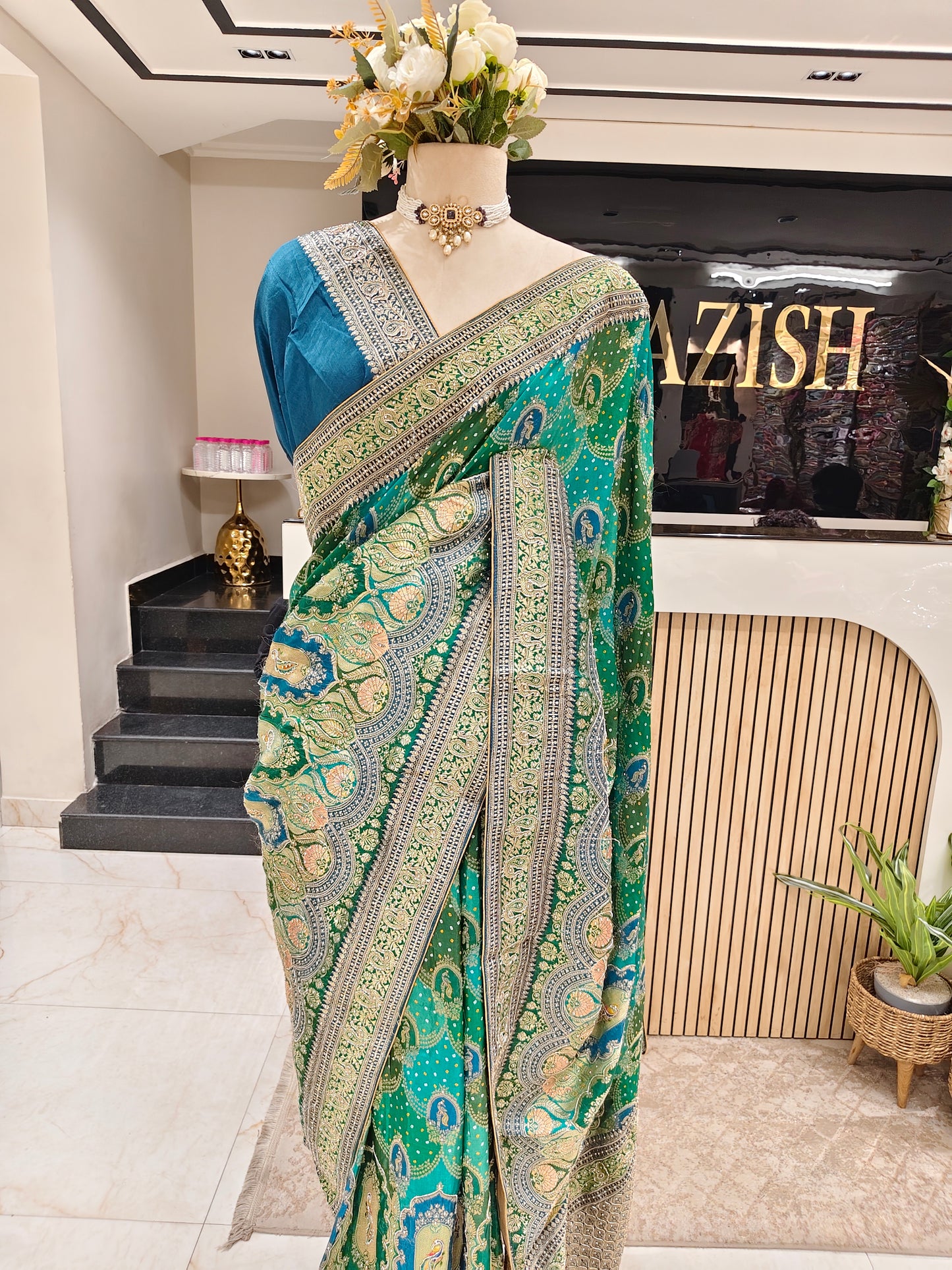 Green Silk Saree