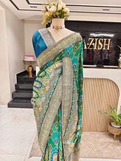 Green Silk Saree