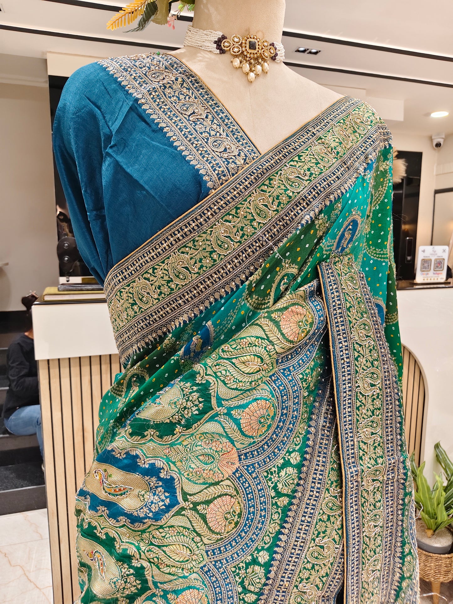 Green Silk Saree