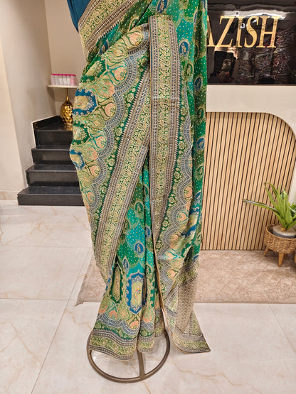 Green Silk Saree