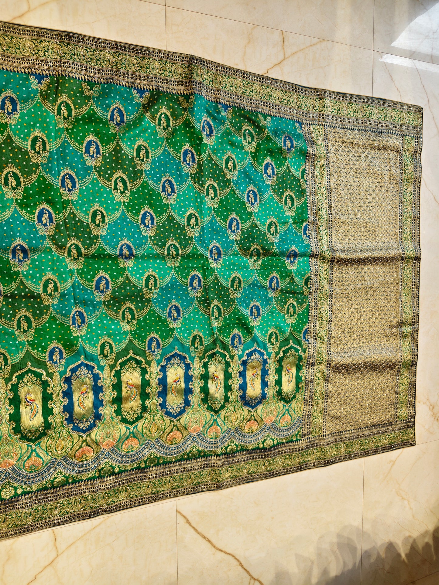 Green Silk Saree