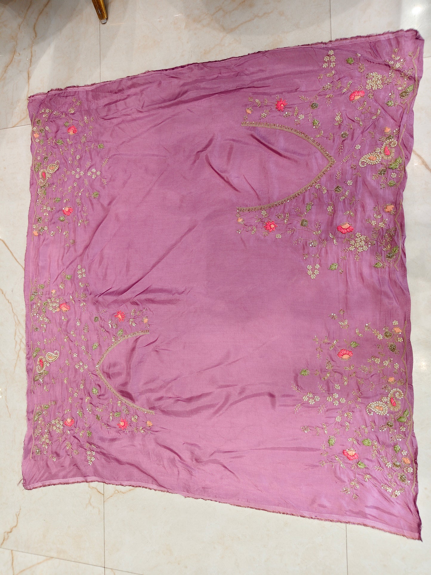 Lavender Tissue Saree