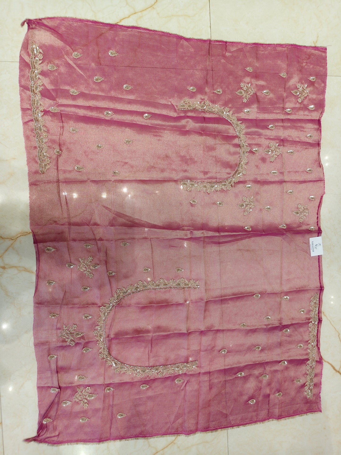 Lavender Tissue Saree