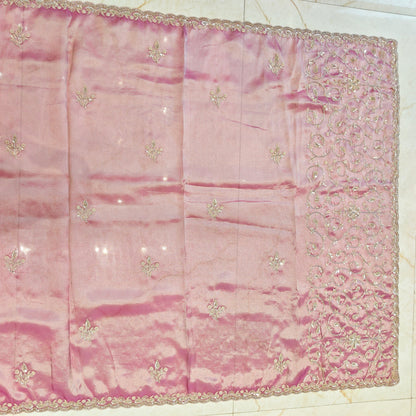 Lavender Tissue Saree