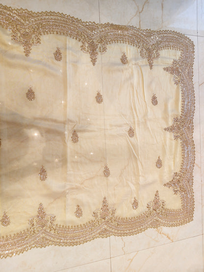 Golden Tissue Saree