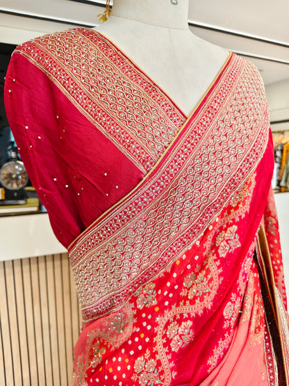 Red Silk Saree