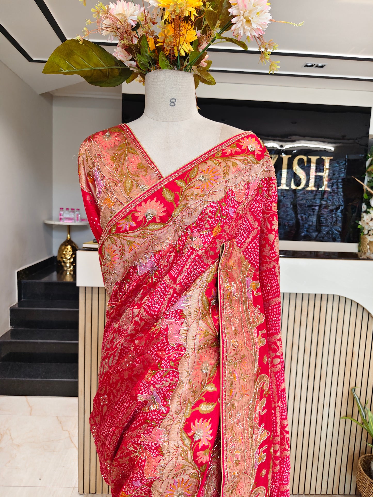 Red Silk Saree