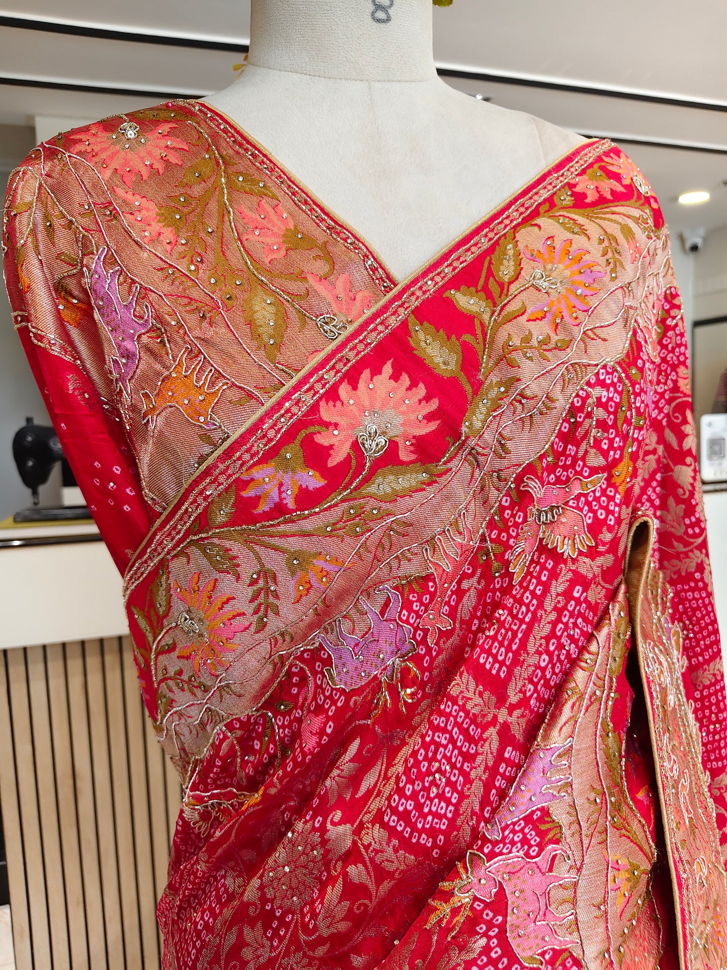 Red Silk Saree