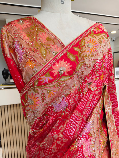Red Silk Saree