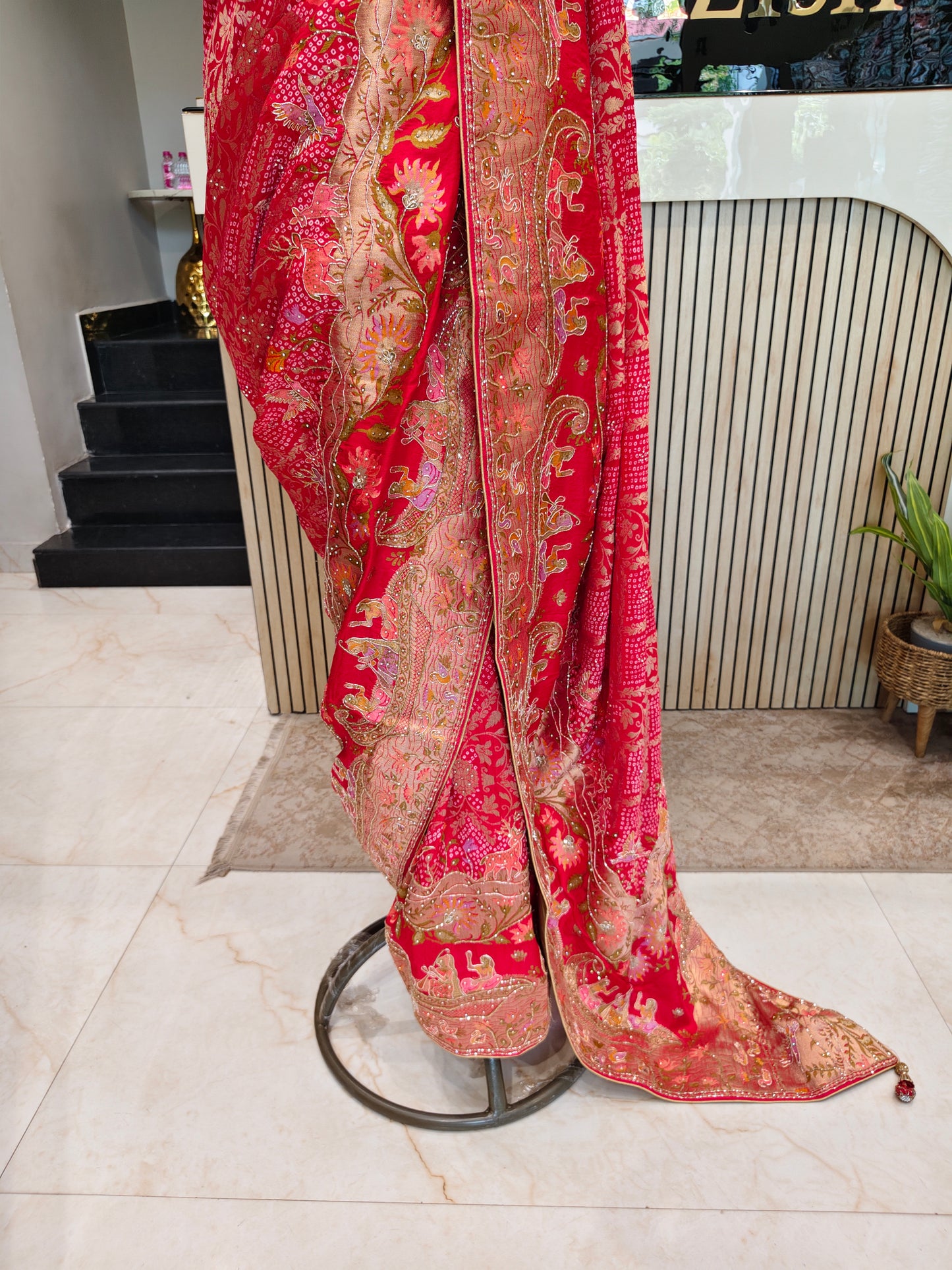 Red Silk Saree