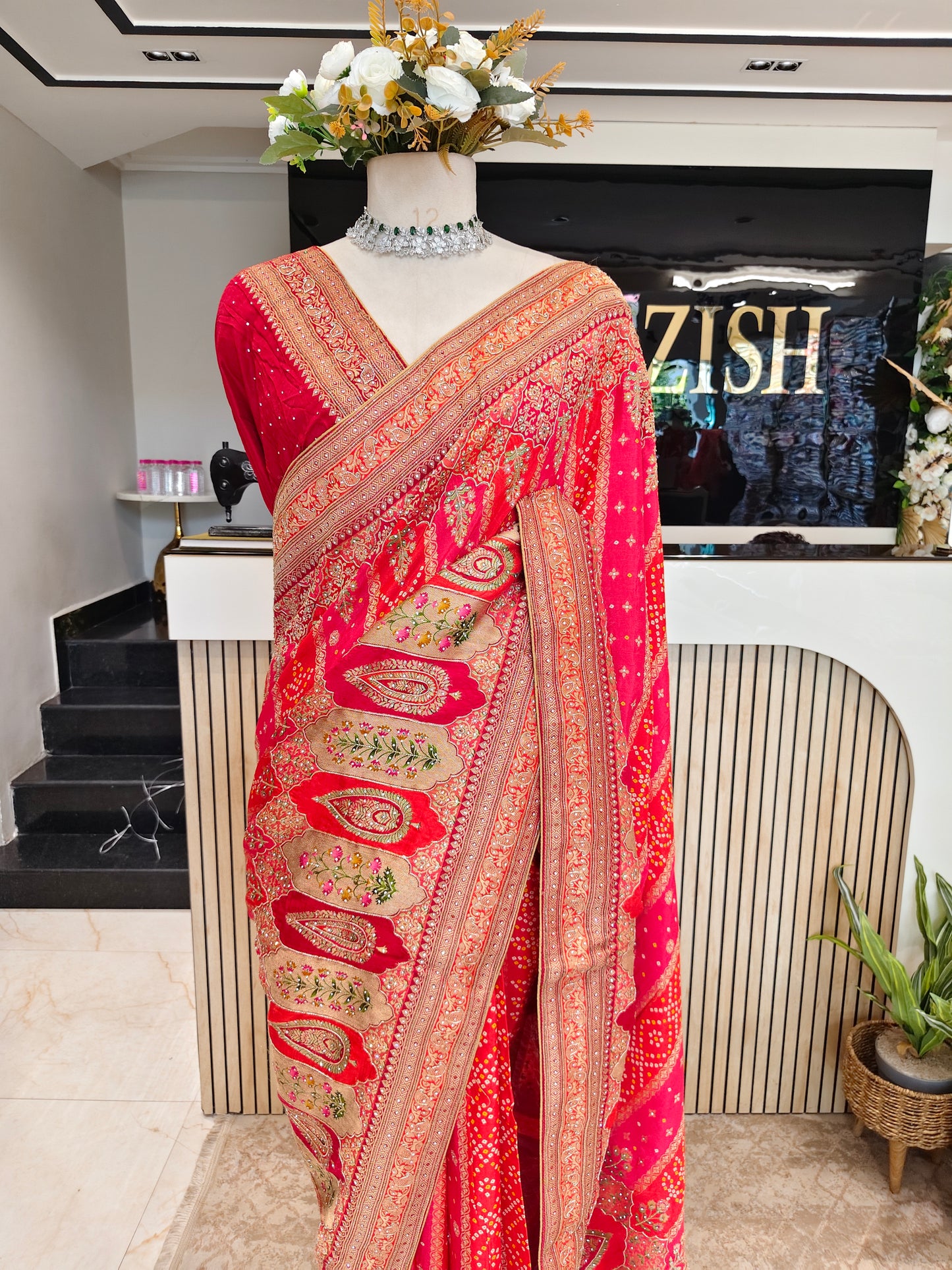 Red Silk Saree