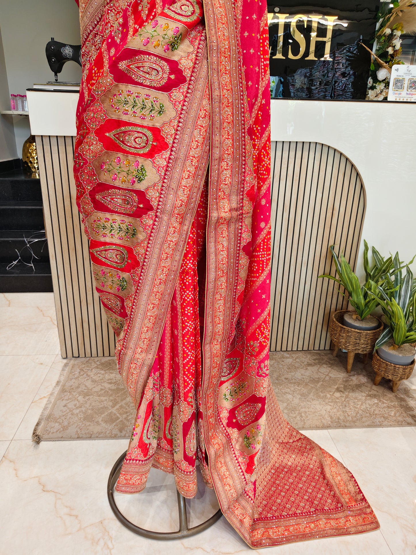 Red Silk Saree